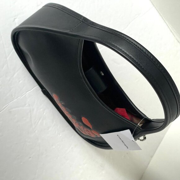 Coach Ergo Bag Sleepy Caterpillar Print Coachtopia Leather Black CQ827 Shoulder - Picture 8 of 10